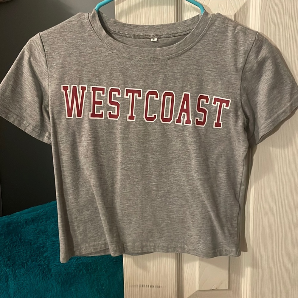 Westcoast mini crop tee